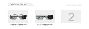 Kit Óculos de Sol Polarizado KINGSEVEN Photochromic | Proteção UV400 Anti-Reflexo