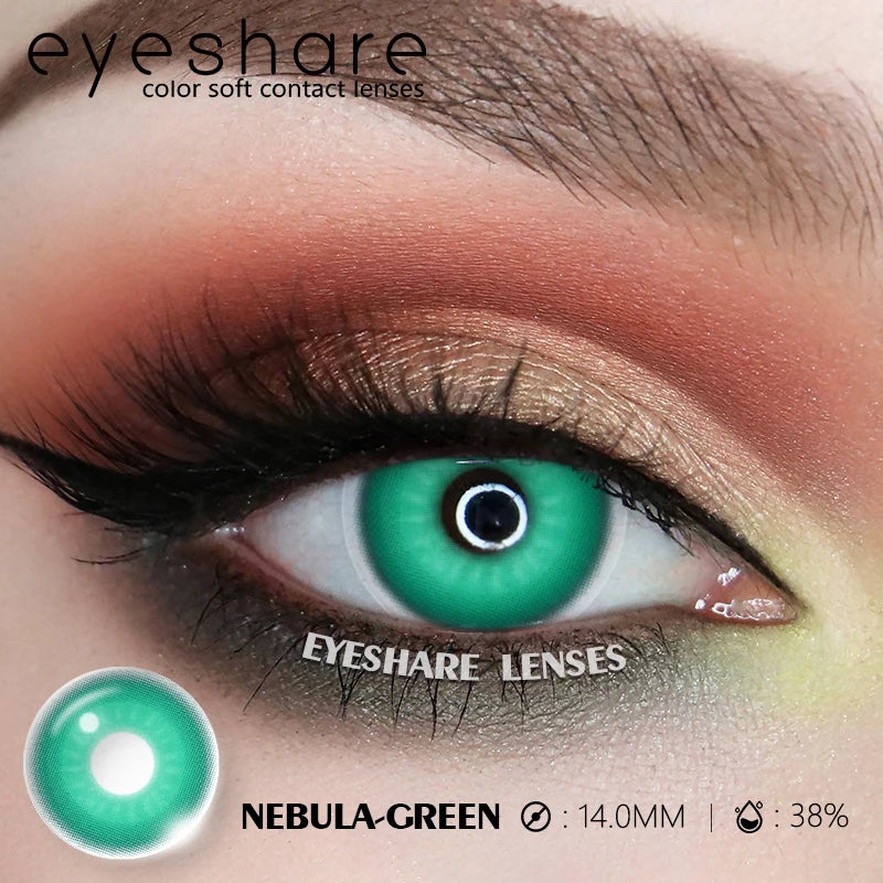 Lentes Coloridas para Halloween Cosplay Fantasia Boo