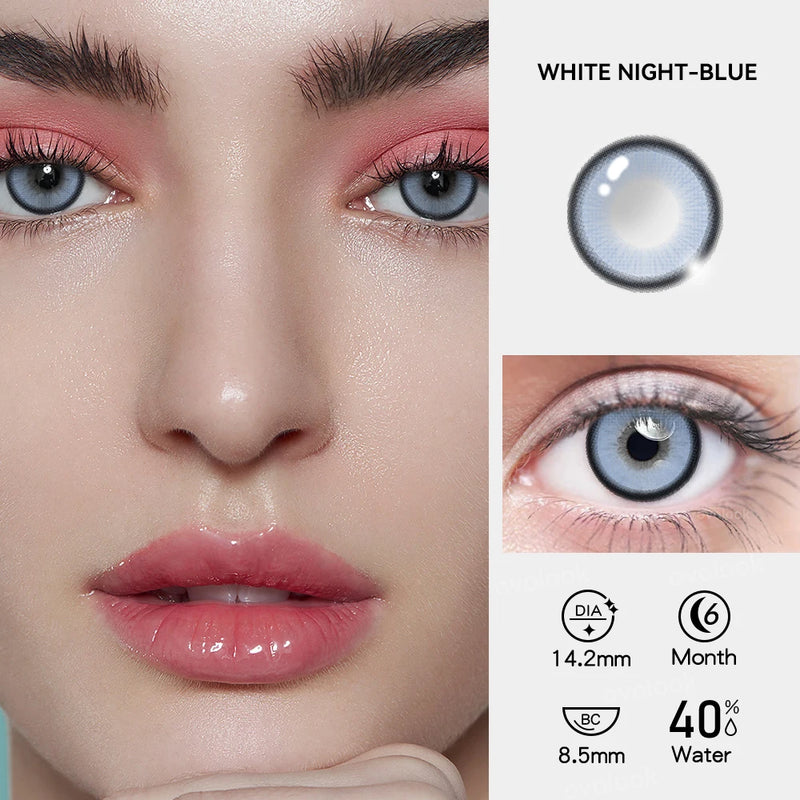 Lentes Coloridas White Night