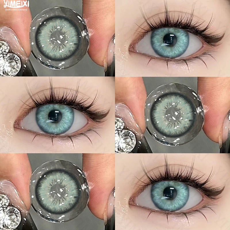 Lentes de Contato Coloridas para Miopia Grau -0.00 a -8.00 Natural Eyes